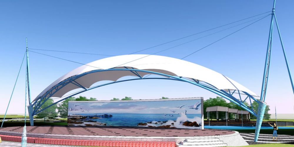 索膜结构：轻巧柔美的力量之美